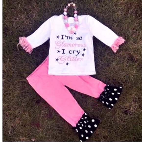BellaDonna Boutique - Two Peas in a Pod Other - Toddler Girls Clothing Set - Glamorous Glitter 2T